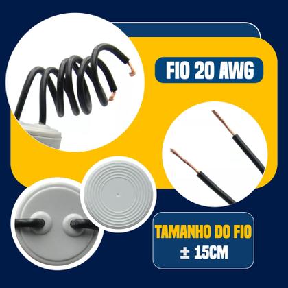 Imagem de Kit 5 Capacitor Permanente 140uF 250Vac EPX com Fio