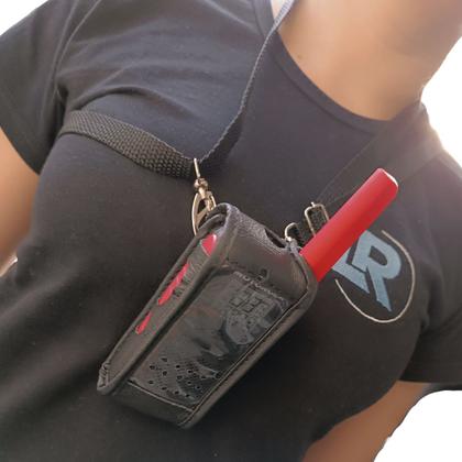 Imagem de Kit 5 Capas de Couro Para Talkabout Motorola T210 Com Alça e Clip Incluso 