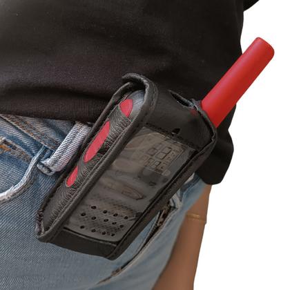 Imagem de Kit 5 Capas de Couro Para Talkabout Motorola T210 Com Alça e Clip Incluso 