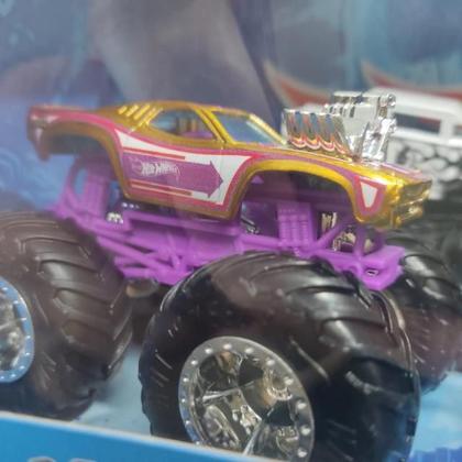 Imagem de Kit 5 Carrinho Monster Truck Savage Smashers Hlt80