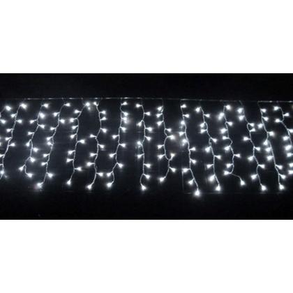 Imagem de Kit 5 Cascata 400 Leds 10 Metros Luz Branca Fixa - 110V