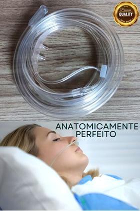 Imagem de Kit 5 Cateter Nasal Oxigênio Tipo Óculos Adulto Salter Labs premium