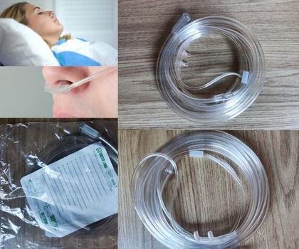 Imagem de Kit 5 Cateter Nasal Oxigênio Tipo Óculos Adulto Salter Labs premium