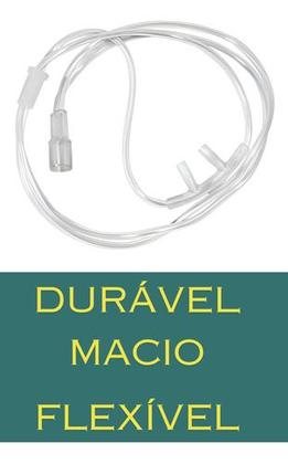 Imagem de Kit 5 Cateter Nasal Oxigênio Tipo Óculos Adulto Salter Labs premium