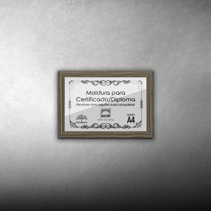 Imagem de Kit 5 Certificados/Diplomas A4 com Tela de Acetato e MDF