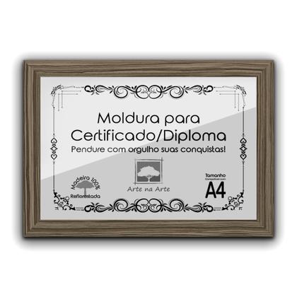 Imagem de Kit 5 Certificados/Diplomas A4 com Tela de Acetato e MDF