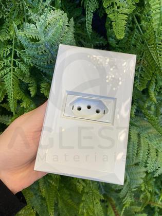 Imagem de Kit 5 Cj Interruptor Simples + 20 Tomada 10A 4X2 Doha Branco