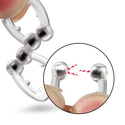 Imagem de Kit 5 Clip Nasal Aparelho Anti Ronco Magnético Apnéia com Estojo Unitário