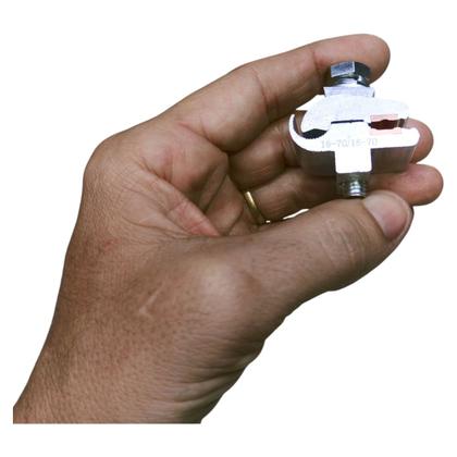 Imagem de Kit 5 Conector Paralelo Bimetálico Tapit 16 à 70mm Simples Cabo Alumínio com Cobre