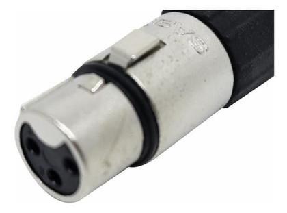 Imagem de Kit 5 Conector Xlr Canon Femea Niquelado Sa2X