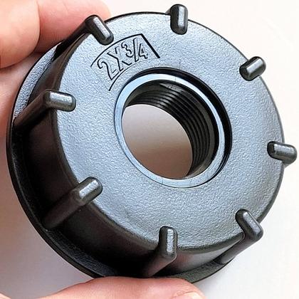 Imagem de Kit 5 Conexão Redução Adaptador Container Ibc S60x6 3/4 