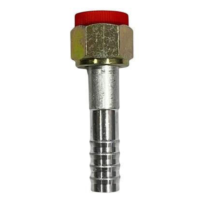 Imagem de Kit 5 Conexões Ar Cond Reta Oring Fêmea 10mm Alumínio