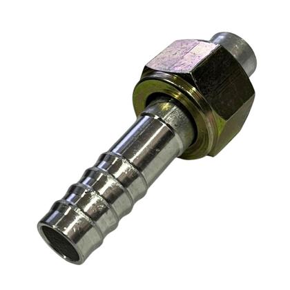 Imagem de Kit 5 Conexões Ar Cond Reta Oring Fêmea 10mm Alumínio