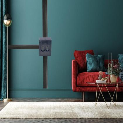 Imagem de Kit 5 Conjunto Tomada Dupla 20a Tripolar Sistema X Sobrepor