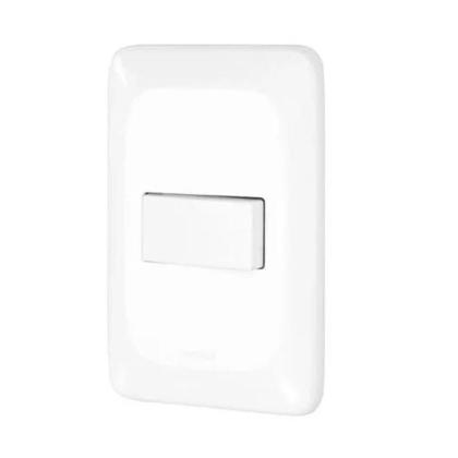 Imagem de Kit 5 Conjuntos 1 Interruptor Simples 4X2 Pial Pop Lgx010