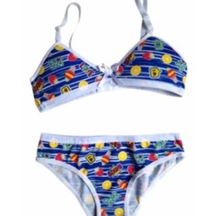 Imagem de Kit 5 Conjuntos Menina Moça Infantil Estampado Sem Bojo Com Espuma