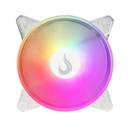 Imagem de Kit 5 Cooler Fan Rise Mode Crystal Sound 120mm ARGB Transparente - RM-CS-02-ARGB