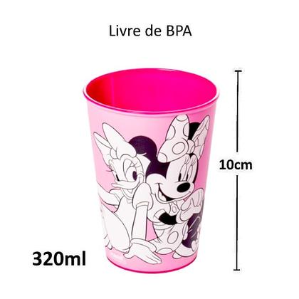 Imagem de Kit 5 Copo Minnie 320ml Rosa p/ Festa Infantil Lembrancinha