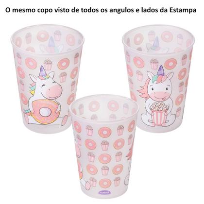 Kit 5 Copos de Unicórnio para Doces e Lembranças de Festa Infantil - Plasútil Imagem de Kit 5 Copos de Unicórnio para Doces e Lembranças de Festa Infantil