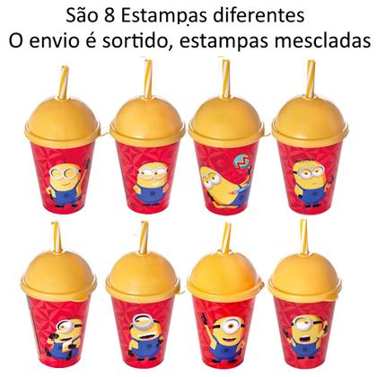 Imagem de Kit 5 Copos Minions Malvado Favorito Lembrança Aniversário