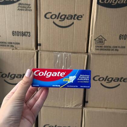 Imagem de Kit 5 Creme Dental Máxima Proteção Anticáries 30g  Colgate