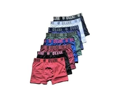 Imagem de Kit 5 Cueca Boxer Box Laycra Masculina Oferta