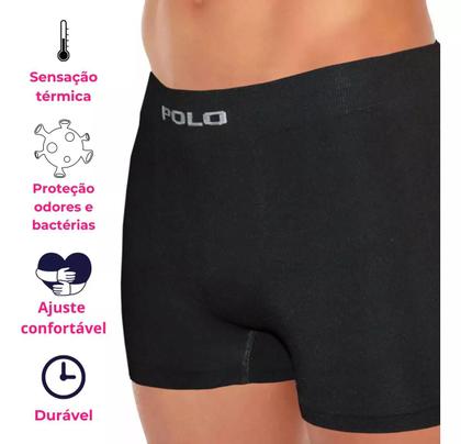 Imagem de Kit 5 Cueca Boxer Microfibra Polo Star Sortida - V1