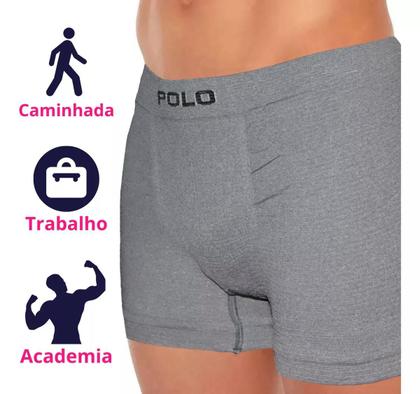 Imagem de Kit 5 Cueca Boxer Microfibra Polo Star Sortida - V1