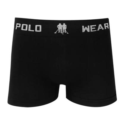 Imagem de Kit 5 Cueca Boxer Polo Wear Microfibra Sortido + 3 Meias M10