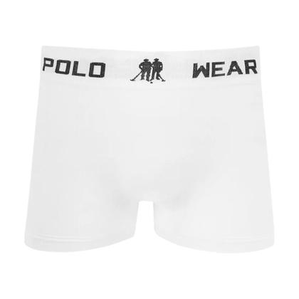 Imagem de Kit 5 Cueca Boxer Polo Wear Microfibra Sortido + 3 Meias M10