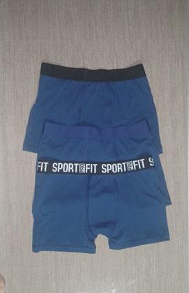 Imagem de kit 5 cuecas box, cotton algodão e elastano de muita qualidade