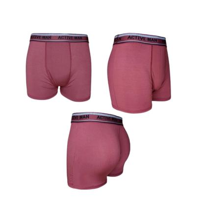 Imagem de Kit 5 Cuecas Box Masculinas Confortável Original Boxer Cores Sortidas Lisas Microfibra