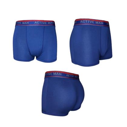 Imagem de Kit 5 Cuecas Box Masculinas Confortável Original Boxer Cores Sortidas Lisas Microfibra