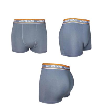 Imagem de Kit 5 Cuecas Box Masculinas Confortável Original Boxer Cores Sortidas Lisas Microfibra