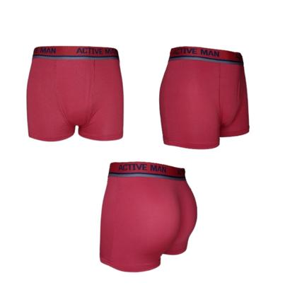 Imagem de Kit 5 Cuecas Box Masculinas Confortável Original Boxer Cores Sortidas Lisas Microfibra