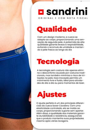 Imagem de Kit 5 Cuecas Boxer Cavalera Sem Costura Poliamida Original