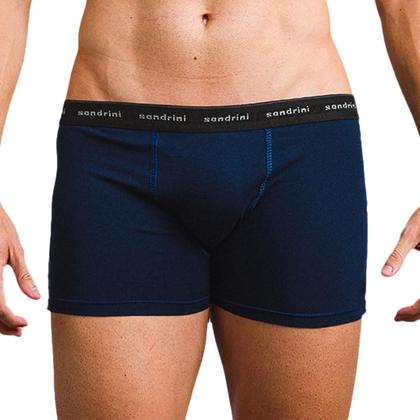 Imagem de Kit 5 Cuecas Boxer Sandrini Algodão Conforto Masculino Adulto