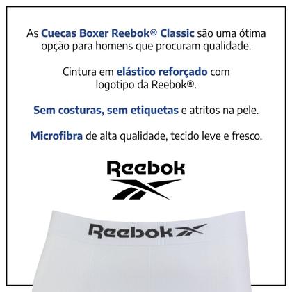 Imagem de Kit 5 Cuecas Reebok Boxer Classic Microfibra Sortido