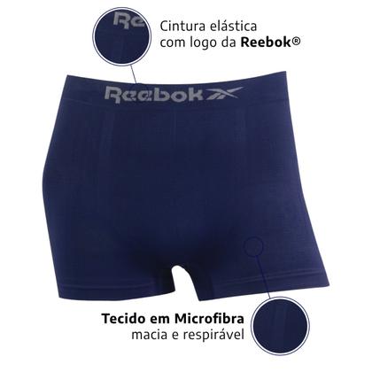 Imagem de Kit 5 Cuecas Reebok Boxer Classic Microfibra Sortido