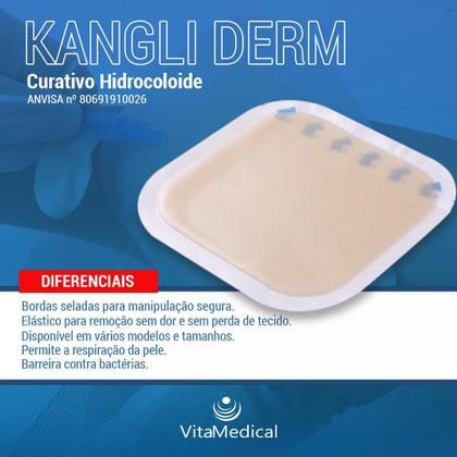 Imagem de Kit 5 Curativo Hidrocoloide 10x10cm - Kangli Derm G1318