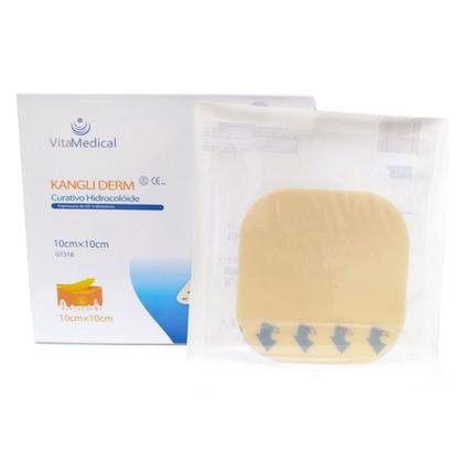 Imagem de Kit 5 Curativo Hidrocoloide 10x10cm - Kangli Derm G1318
