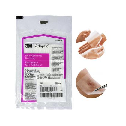 Imagem de Kit 5 Curativo Não Aderente Adaptic 7,6 x 20,3cm 3M