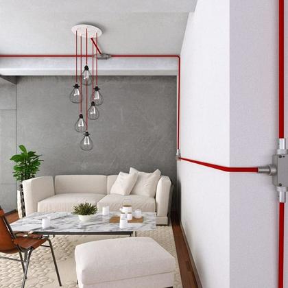 Imagem de KIT 5 Curva Longa 90 Para Eletroduto C/ Bolsa Condulete 1''