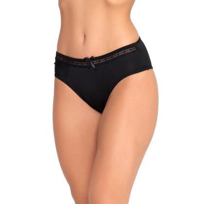 Imagem de Kit 5 De Calcinha Calçola Fristyle Em Microfibra Lisa Feminino Adulto Atacado