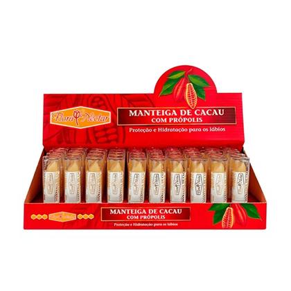 Imagem de Kit 5 Display 50 Protetor Labial Manteiga de Cacau Própolis