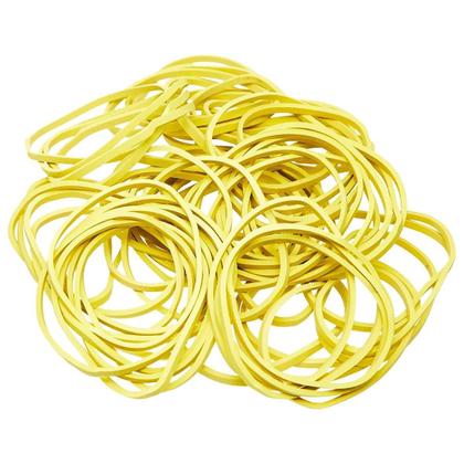 Imagem de Kit 5 Elástico De Dinheiro Liga Liguinha Amarela 1KG cada