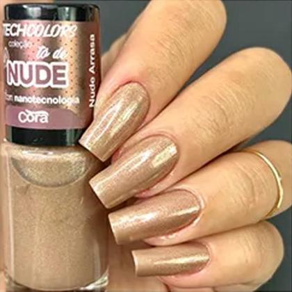 Imagem de Kit 5 Esmaltes Coleção To de Nude Tons Marrons 10ml Cora