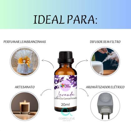 Imagem de Kit 5 Essencias Concentradas 20ml para Difusor Elétrico Aromatizador