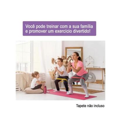 Imagem de Kit 5 Faixa Elástica Band Extensor Resistente Funcional Malhação Musculação / Fisioterapia/ Academia