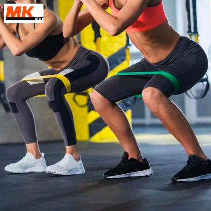 Imagem de Kit 5 Faixa Elastica Treino Para Exercícios Super Mini Band